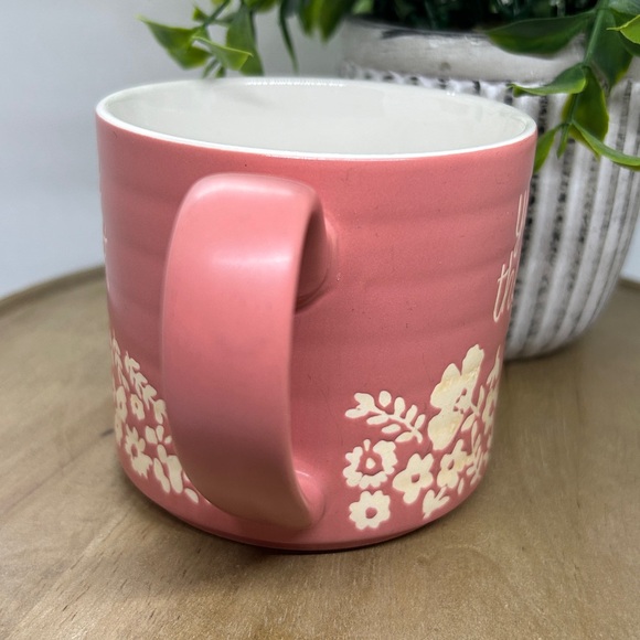 Threshhold Coffee Pink Floral Mug You Are The Best 14Oz. by Target - Picture 4 of 10